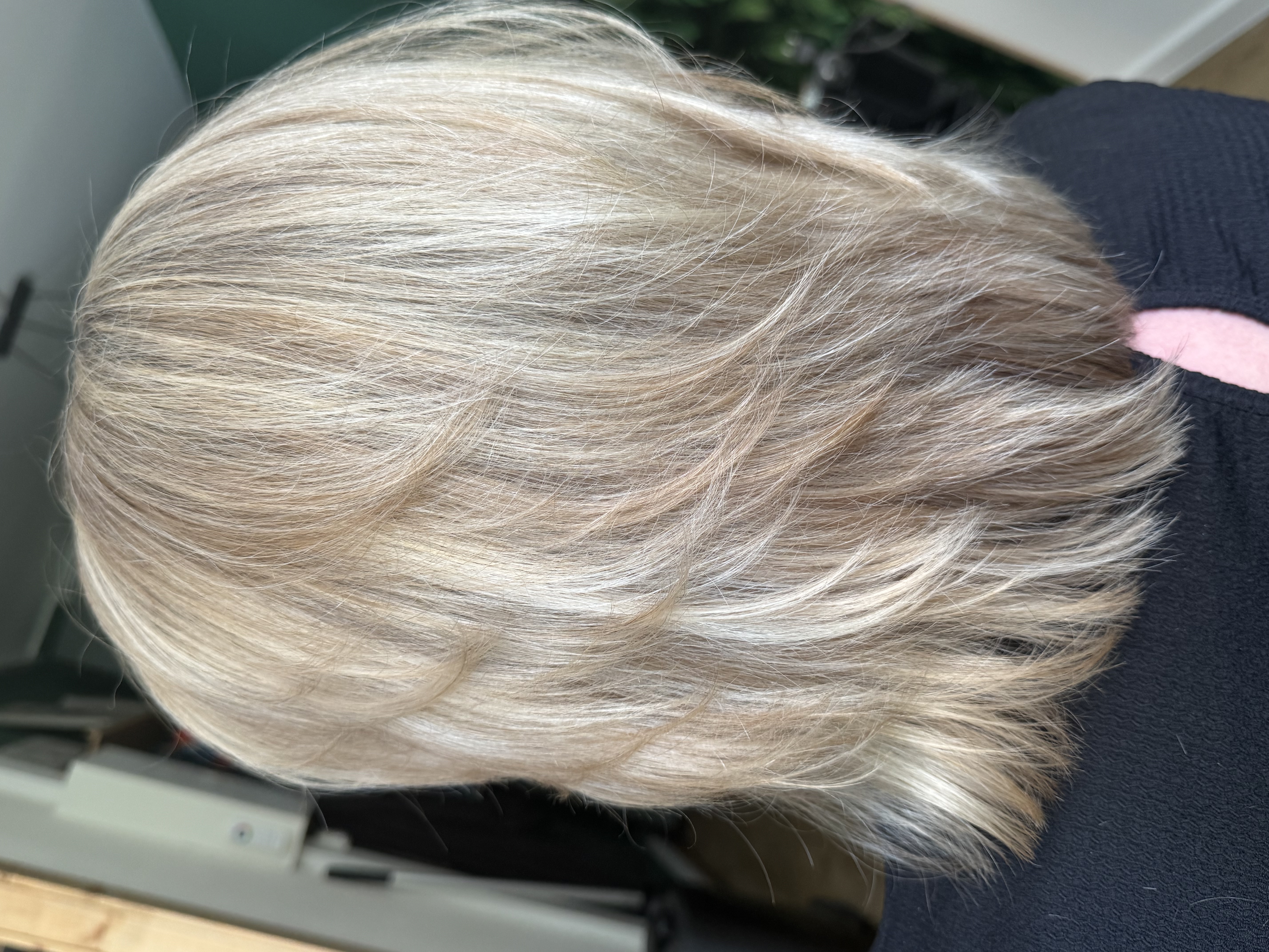 Ergebnis aus dem Studio: Coloration und Haarschnitt