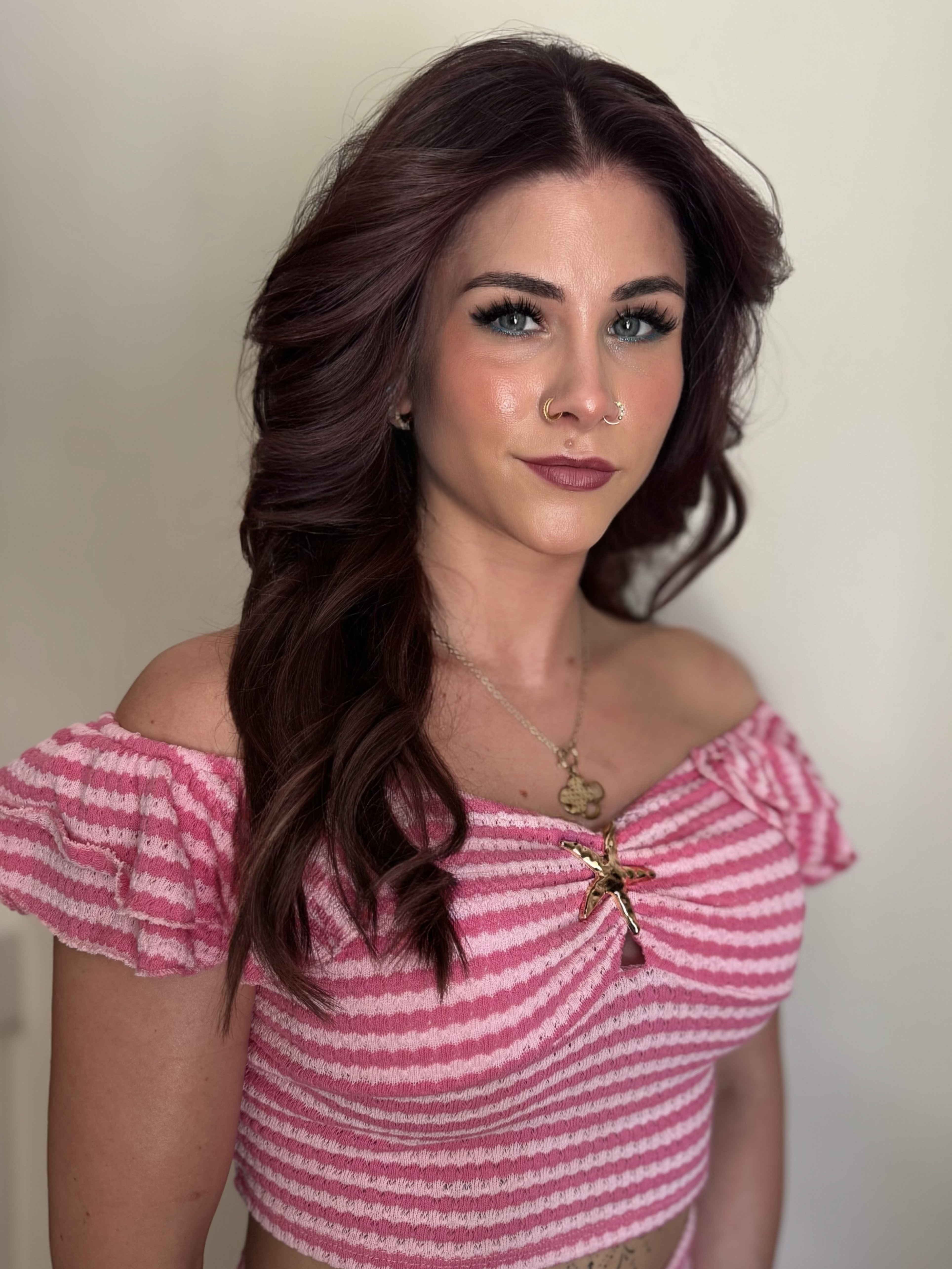 Ergebnis aus dem Studio: Coloration, Schnitt und Styling